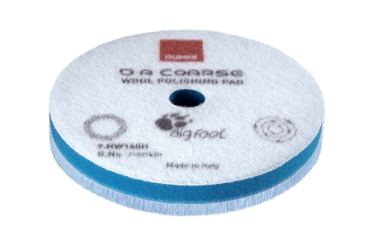 Rupes D-A Coarse Wool Polishing Pad - Blue