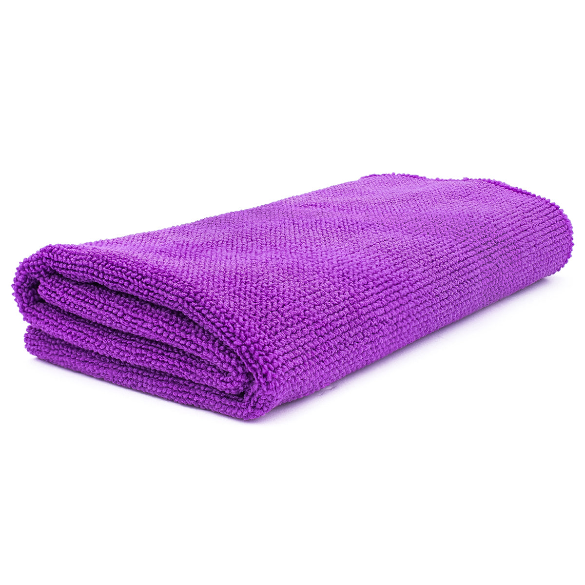 THE RAG COMPANY PREMIUM EDGELESS PEARL MICROFIBER TOWEL - PURPLE