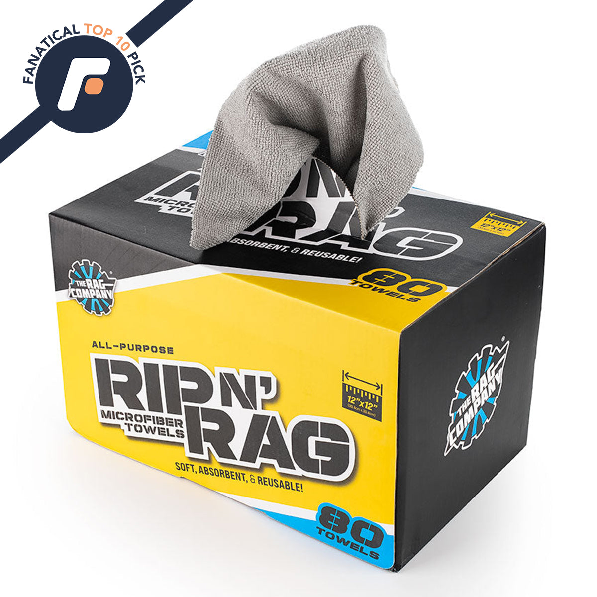The Rag Company Rip N Rag - Multi Purpose Microfiber Towels