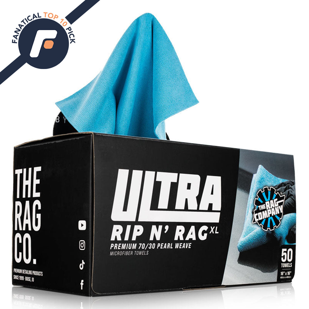 The Rag Company Ultra Rip N Rag XL - Multi Purpose Microfiber Towels